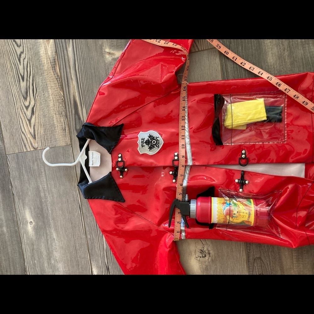 Halloween fireman costume. Kids size